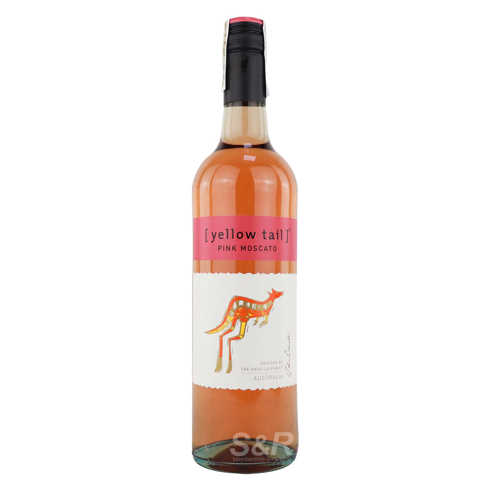 Yellow Tail Pink Moscato Rose Wine 750mL